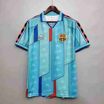 Thailandia Maglia Calcio FC Barcellona Retro Away 1996 1997