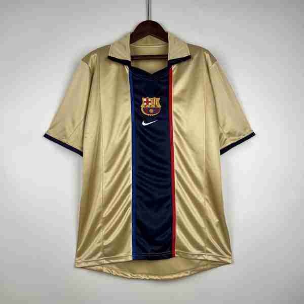 Thailandia Maglia Calcio FC Barcellona Retro Away 2002 Thailandia Maglia Calcio FC Barcellona Retro Away 2002