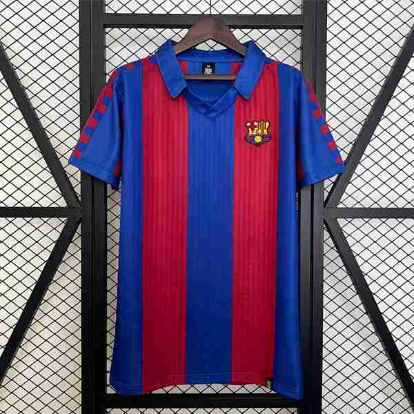 Tailandia Camiseta Barcelona 1ª Retro 1991-1992 Thailandia Maglia Calcio FC Barcellona Retro Prima 1991 1992