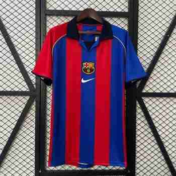 Thailandia Maglia Calcio FC Barcellona Retro Prima 2001 2002