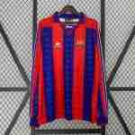Thailandia Maglia Calcio FC Barcellona Retro Prima Manica Lunga 1996 1997