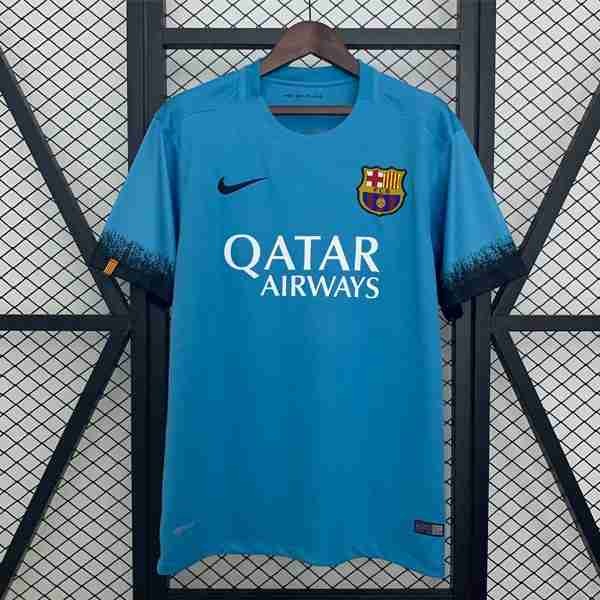 Tailandia Camiseta Barcelona 3ª Retro 2015-2016 Thailandia Maglia Calcio FC Barcellona Retro Terza 2015 2016