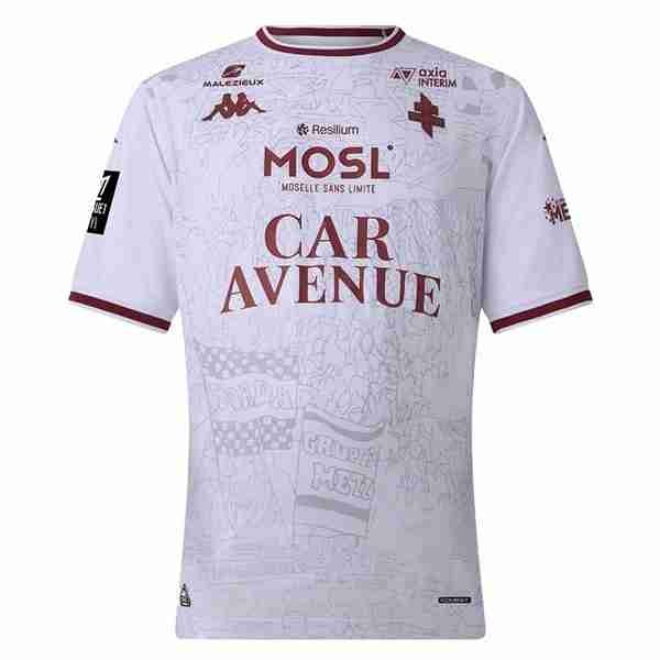 Tailandia Camiseta FC Metz 2ª 2025-2026 Thailandia Maglia Calcio FC Metz Away 2025 2026