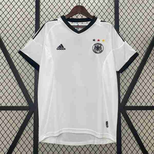 Tailandia Camiseta Alemania 1ª Retro 2002-2003 Thailandia Maglia Calcio Germania Retro Prima 2002 2003