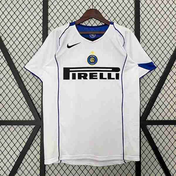 Tailandia Camiseta Inter Milan 2ª Retro 2004 2005 Thailandia Maglia Calcio Inter Milan Retro Away 2004 2005