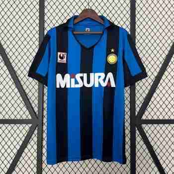 Thailandia Maglia Calcio Inter Milan Retro Prima 1990 1991