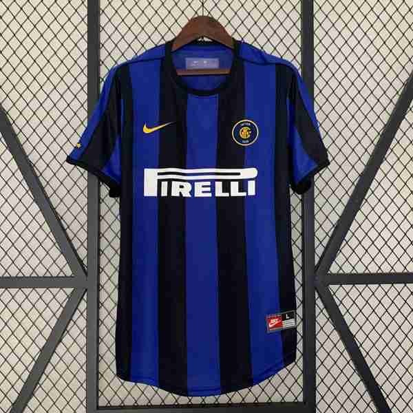 Tailandia Camiseta Inter Milan 1ª Retro 1999 2000 Thailandia Maglia Calcio Inter Milan Retro Prima 1999 2000