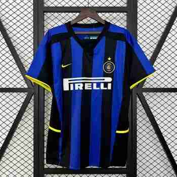 Thailandia Maglia Calcio Inter Milan Retro Prima 2002 2003