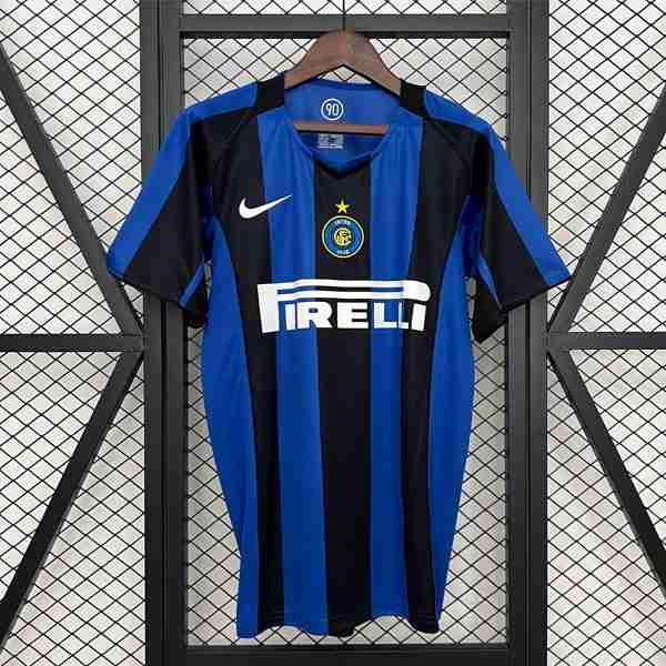 Tailandia Camiseta Inter Milan 1ª Retro 2004-2005 Thailandia Maglia Calcio Inter Milan Retro Prima 2004 2005