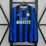 Thailandia Maglia Calcio Inter Milan Retro Prima Manica Lunga 2009 2010