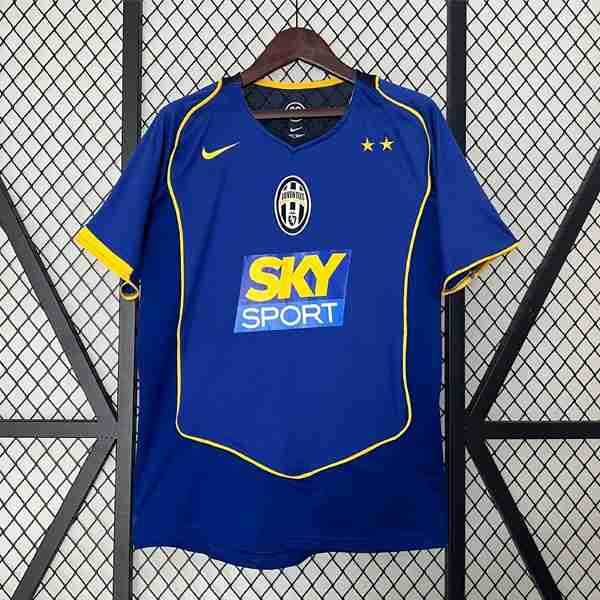 Tailandia Camiseta Juventus 2ª Retro 2004 2005 Thailandia Maglia Calcio Juventus Retro Away 2004 2005