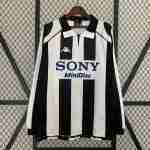 Thailandia Maglia Calcio Juventus Retro Prima Manica Lunga 1997 1998