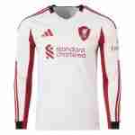 Thailandia Maglia Calcio Liverpool Manica Lunga Away 2025 2026