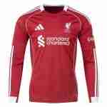Thailandia Maglia Calcio Liverpool Manica Lunga Prima 2025 2026