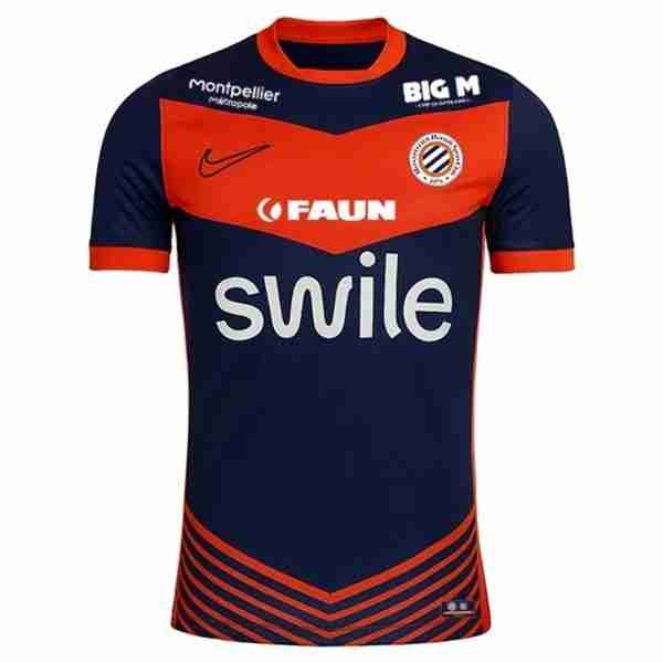 Tailandia Camiseta Montpellier 1ª 2025-2026 Thailandia Maglia Calcio Montpellier Prima 2025 2026