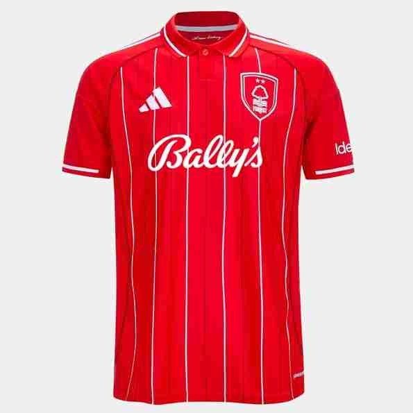 Tailandia Camiseta Nottingham Forest 1ª 2025-2026 Thailandia Maglia Calcio Nottingham Forest Prima 2025 2026