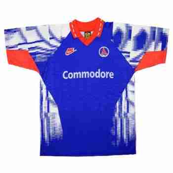 Thailandia Maglia Calcio Paris Saint Germain Retro Away 1992 1993 Blu