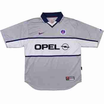 Thailandia Maglia Calcio Paris Saint Germain Retro Away 2000 Grigio