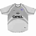 Thailandia Maglia Calcio Paris Saint Germain Retro Away 2001 Grigio