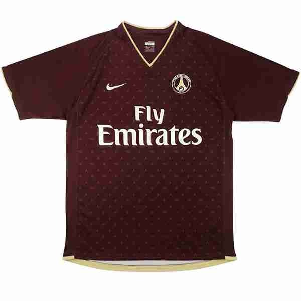 Tailandia Camiseta Paris Saint Germain 2ª Retro 2006 2007 Marron Thailandia Maglia Calcio Paris Saint Germain Retro Away 2006 2007