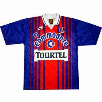 Thailandia Maglia Calcio Paris Saint Germain Retro Prima 1993 1994 Blu