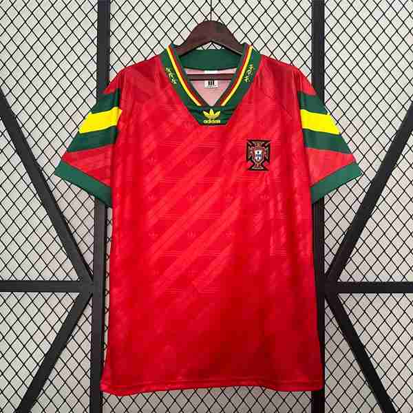 Tailandia Camiseta Portugal 1ª Retro 1992 1994 Thailandia Maglia Calcio Portogallo Retro Prima 1992 1994