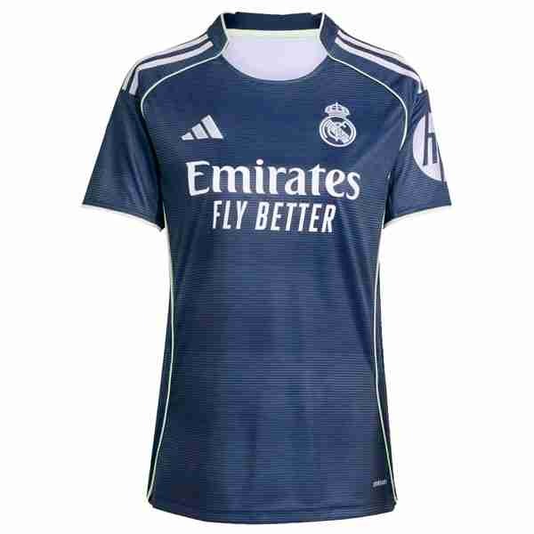 Camiseta Real Madrid 2ª Mujer 2025-2026 Thailandia Maglia Calcio Real Madrid Donna Away 2025 2026