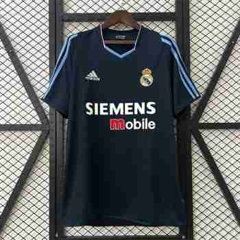 Thailandia Maglia Calcio Real Madrid Retro Away 2003 2004