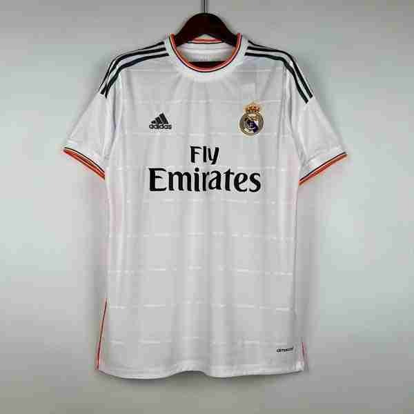 Tailandia Camiseta Real Madrid 1ª Retro 2013 2014 Thailandia Maglia Calcio Real Madrid Retro Prima 2013 2014