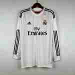 Thailandia Maglia Calcio Real Madrid Retro Prima Manica Lunga 2013 2014