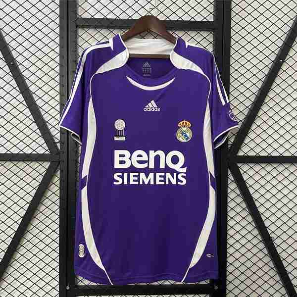 Tailandia Camiseta Real Madrid 3ª Retro 2006 2007 Thailandia Maglia Calcio Real Madrid Retro Terza 2006 2007