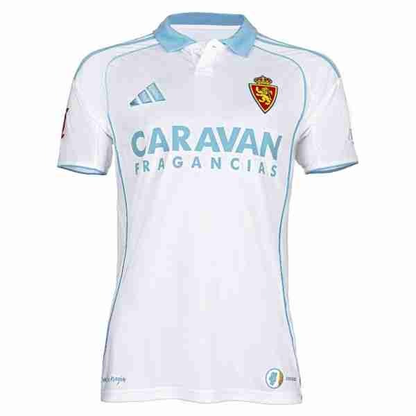 Tailandia Camiseta Real Zaragoza 1ª 2025-2026 Thailandia Maglia Calcio Real Zaragoza Prima 2025 2026