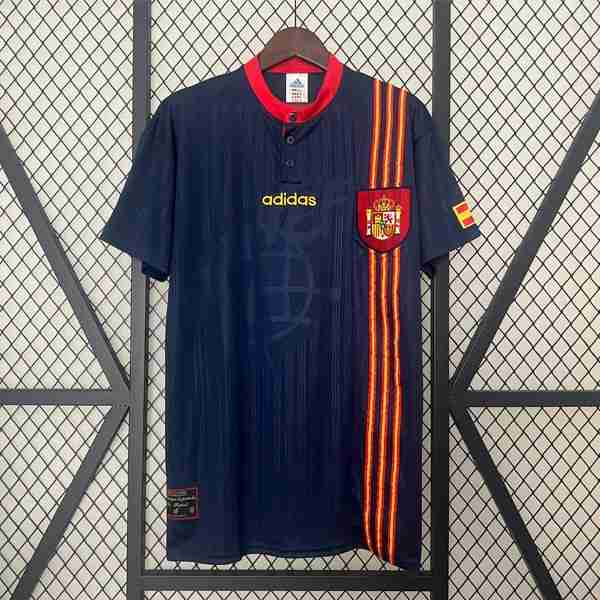 Tailandia Camiseta España 2ª 2024-2025 Thailandia Maglia Calcio Spagna Retro Away 2024 2025