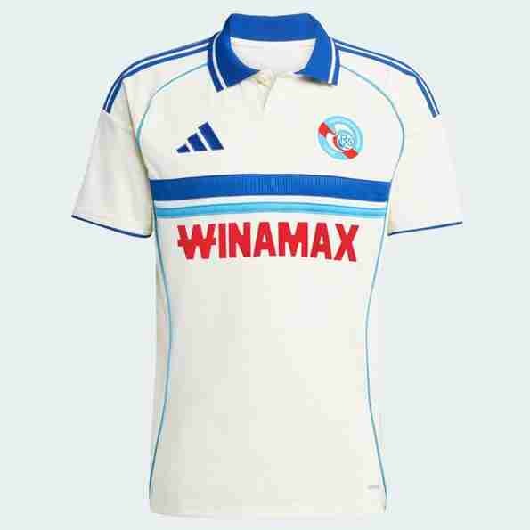 Tailandia Camiseta Racing Club De Estrasburgo 2ª 2025-2026 Thailandia Maglia Calcio Strasburgo Away 2025 2026