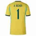 A. BECKER NO.1 Maglia Calcio Brasile Prima 2026 – Versione Giocatore