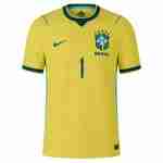 A. BECKER NO.1 Maglia Calcio Brasile Prima 2026 – Versione Giocatore