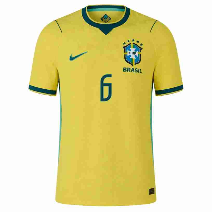 ALEX SANDRO NO.6 Maglia Calcio Brasile Prima 2026 – Versione Giocatore_1 ALEX SANDRO NO.6 Maglia Calcio Brasile Prima 2026 – Versione Giocatore_1