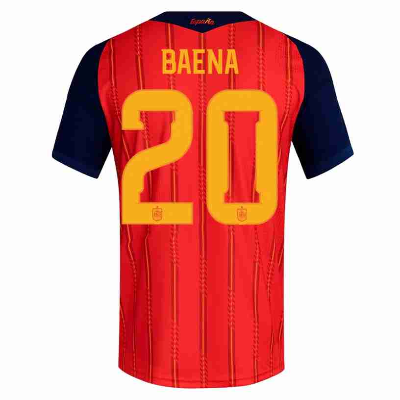 BAENA NO.20 Maglia Calcio Spagna Prima 2026 – Versione Giocatore BAENA NO.20 Maglia Calcio Spagna Prima 2026 – Versione Giocatore