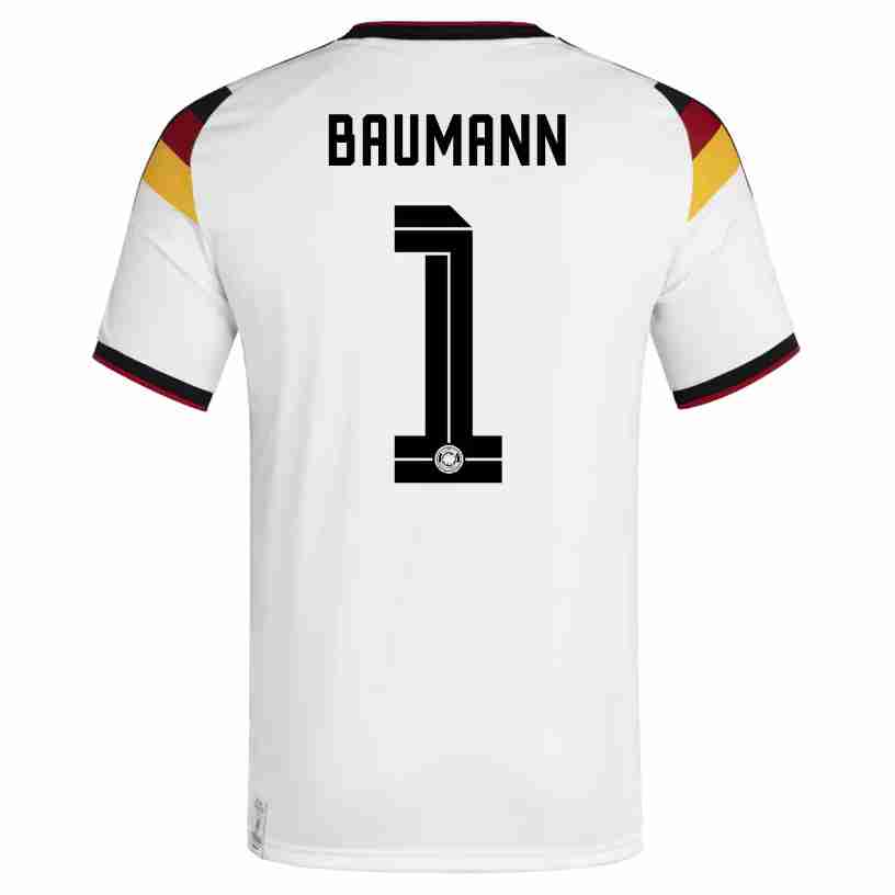 BAUMANN NO.1 Maglia Calcio Germania Prima 2026 – Versione Giocatore BAUMANN NO.1 Maglia Calcio Germania Prima 2026 – Versione Giocatore