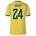 BREMER NO.24 Maglia Calcio Brasile Prima 2026 – Versione Giocatore