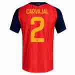 CARVAJAL NO.2 Maglia Calcio Spagna Prima 2026 – Versione Giocatore