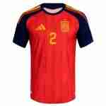 CARVAJAL NO.2 Maglia Calcio Spagna Prima 2026 – Versione Giocatore