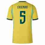 CASEMIRO NO.5 Maglia Calcio Brasile Prima 2026 – Versione Giocatore