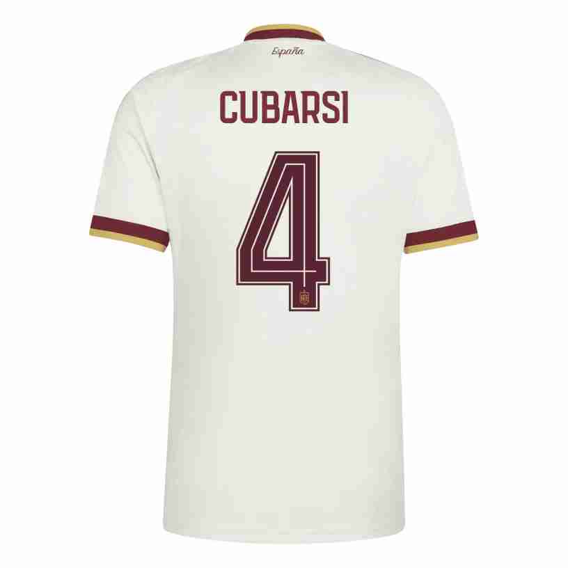 CUBARSI NO.4 Maglia Calcio Spagna Away 2026 – Versione Giocatore CUBARSI NO.4 Maglia Calcio Spagna Away 2026 – Versione Giocatore