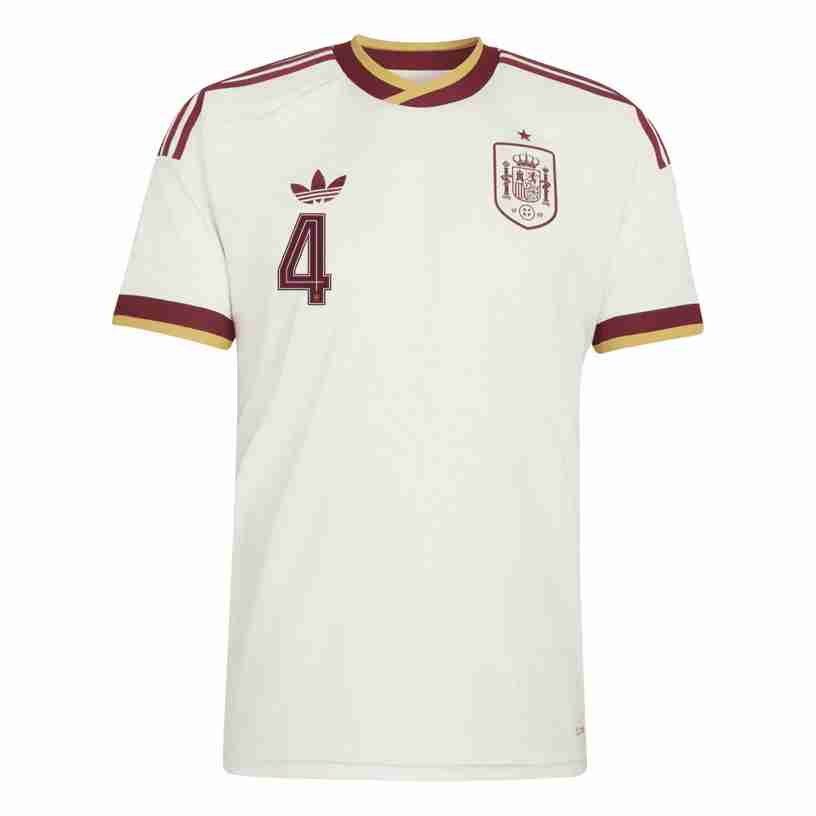 CUBARSI NO.4 Maglia Calcio Spagna Away 2026 – Versione Giocatore_1 CUBARSI NO.4 Maglia Calcio Spagna Away 2026 – Versione Giocatore_1