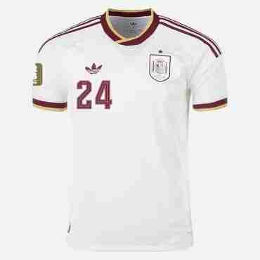 CUCURELLA NO.24 Maglia Calcio Spagna Away 2026 – Versione Giocatore_1 CUCURELLA NO.24 Maglia Calcio Spagna Away 2026 – Versione Giocatore_1