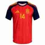 Cucurella NO.14 Maglia Calcio Spagna Prima 2026 – Versione Giocatore