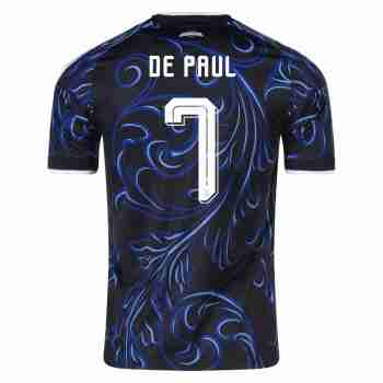 DE PAUL NO.7 Maglia Calcio Argentina Away 2026 – Versione Giocatore