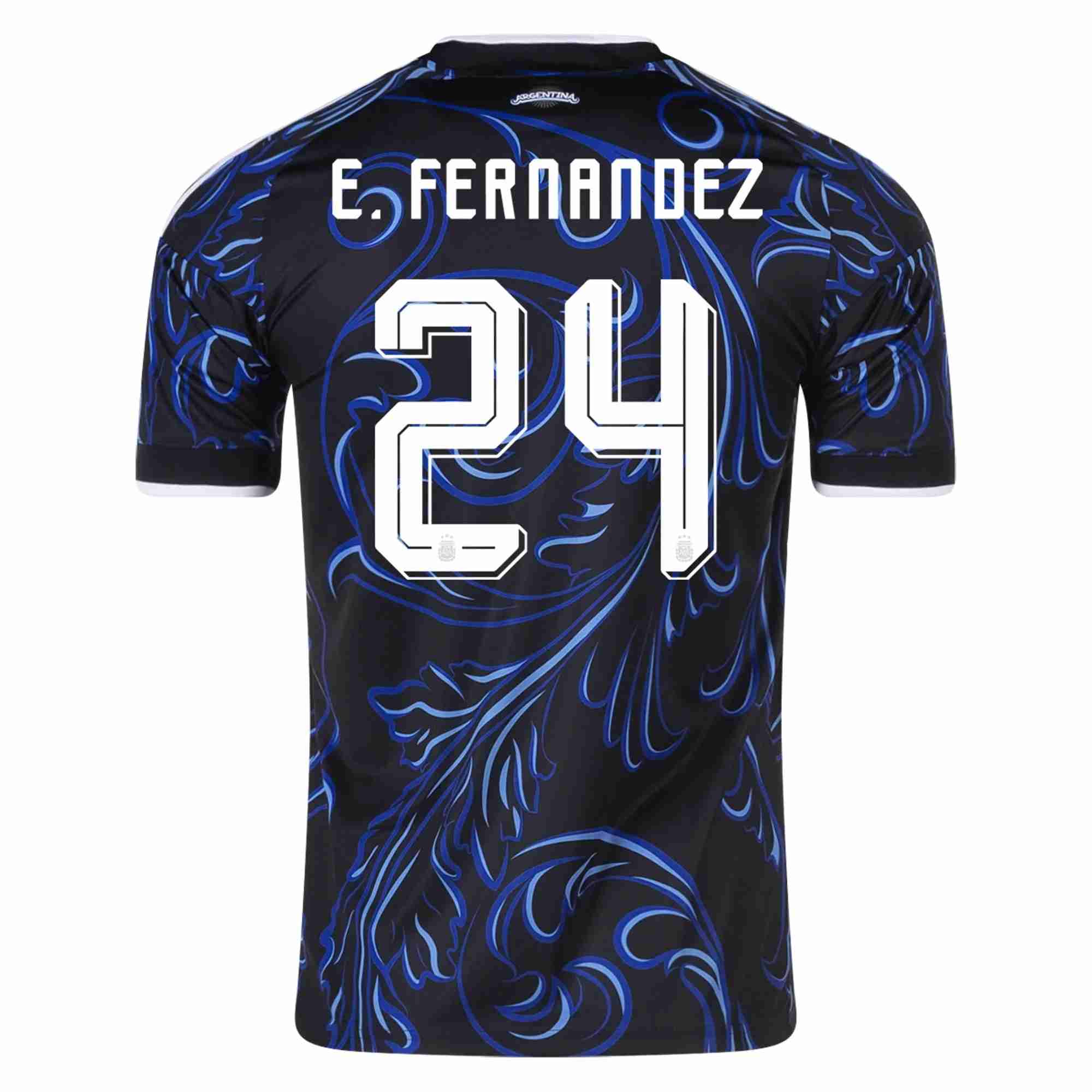 E.FERNANDEZ NO.24 Maglia Calcio Argentina Away 2026 – Versione Giocatore E.FERNANDEZ NO.24 Maglia Calcio Argentina Away 2026 – Versione Giocatore