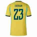 EDERSON NO.23 Maglia Calcio Brasile Prima 2026 – Versione Giocatore
